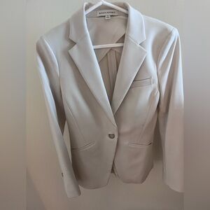 Banana Republic Women's Blazer in cream color.